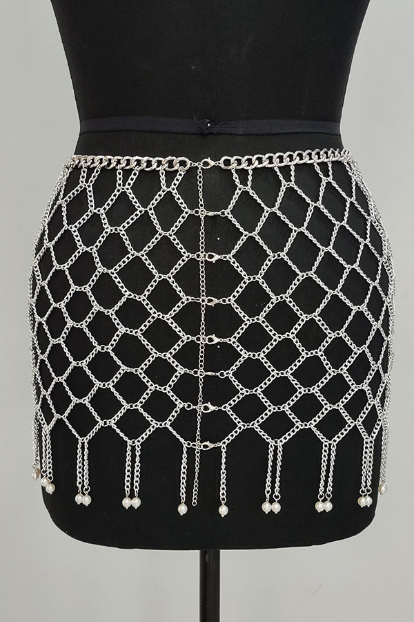 Sexy Metal Fishnet Waist Chain