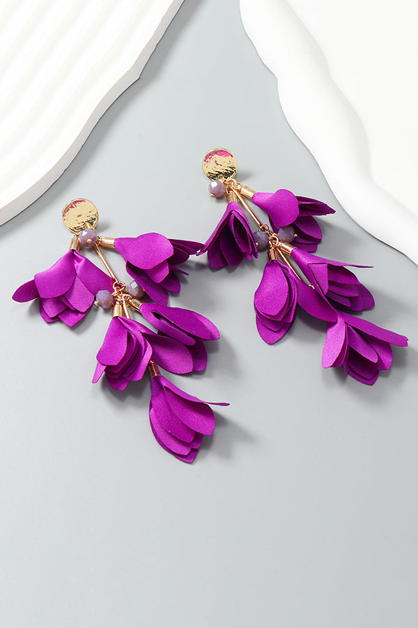 Bohemian Flower Tassel Earrings