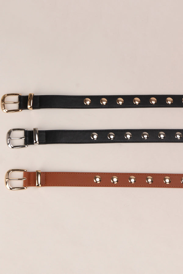 Fashion Punk Style Rivet Belt