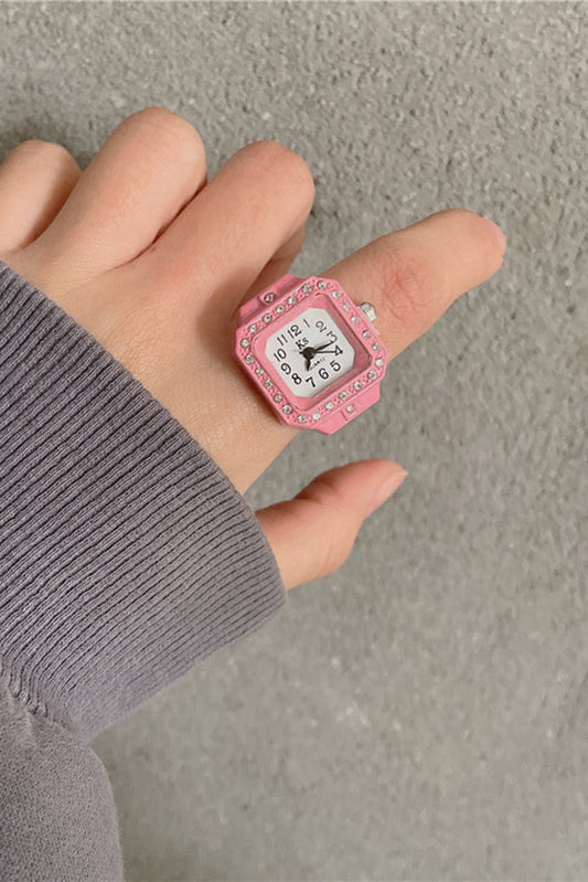 Fashion Creative Simple Mini Clock Ring