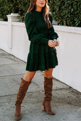 Perfectly Yours Long Sleeve Smocked Dress