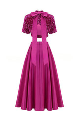 Amazing Views Satin High Waist Slit Maxi Skirt