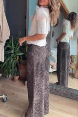 Alboran Knit Organza Flowers Detail Short Sleeve Loose Sweater