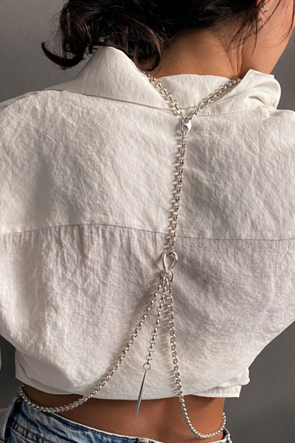 Simple Decorative Geometric Body Chain