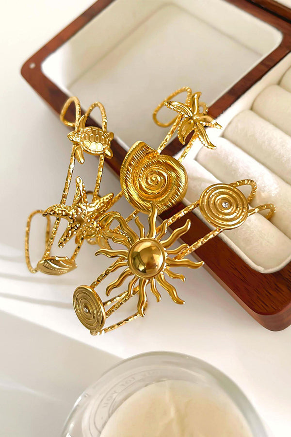 Fashionable Marine Style Stainless Steel Open Bracelet