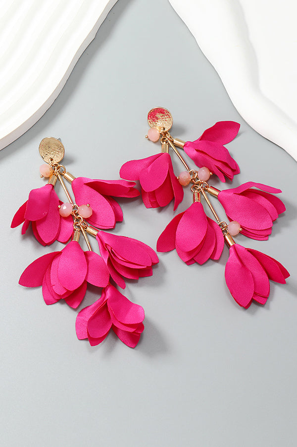Bohemian Flower Tassel Earrings