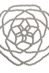 French-style Faux Pearl Openwork Hairnet