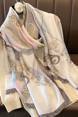 Elegant Imitation Silk Oversized Shawl Scarf