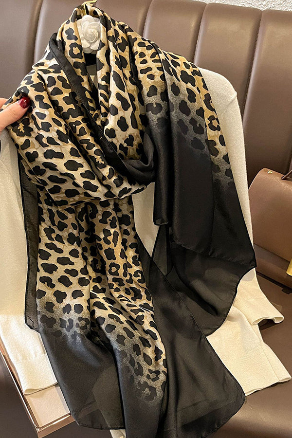 Elegant Imitation Silk Oversized Shawl Scarf