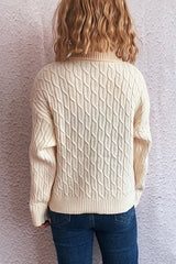 Halloween Pumpkin Knitted Turtleneck Casual Loose Sweater