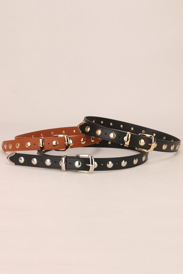 Fashion Punk Style Rivet Belt