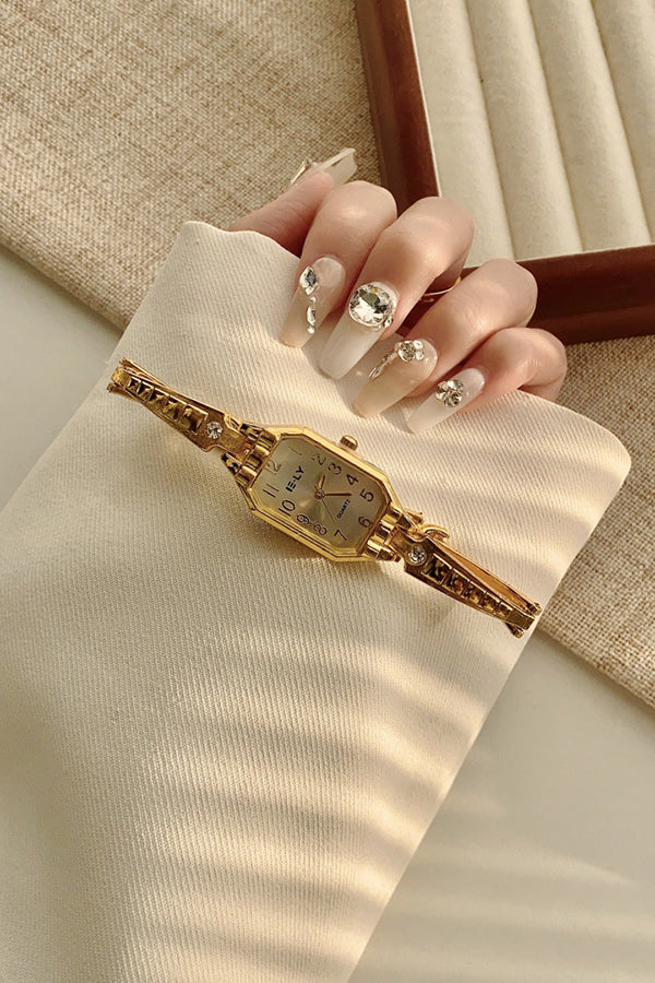 Light Luxury Quartz Gold Vintage Watch