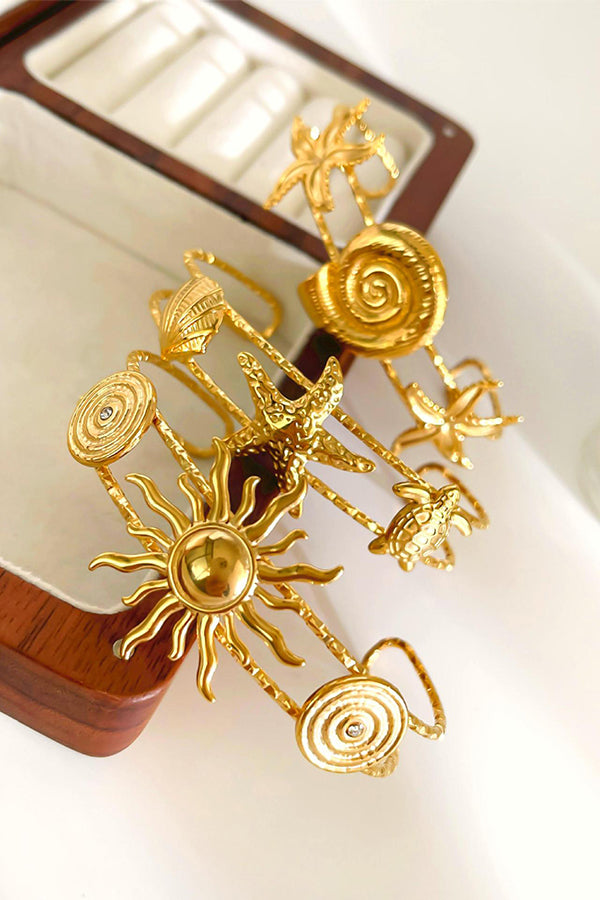 Fashionable Marine Style Stainless Steel Open Bracelet