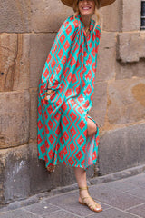 Fashion Loose Single Breasted Dress