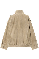 Fashionable Suede Loose Pocket Leather Jacket