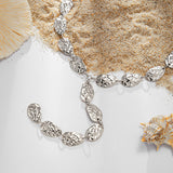 Fashion Irregular Baroque Style Teardrop-shaped Pendant Necklace