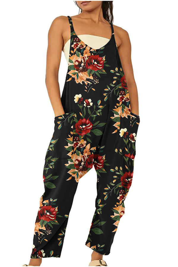 Forever Comfortable Pocketed Loose Fit Cami Jumpsuit
