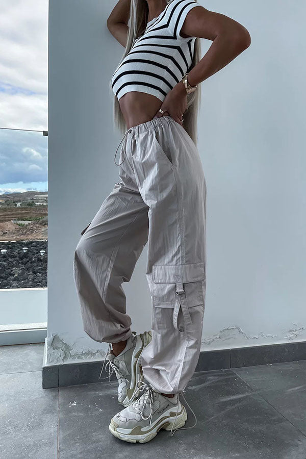 The Letha Pocketed High Waist Function Cargo Pants