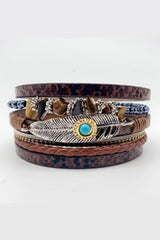 Bohemian Vintage Gravel Braided Bracelet