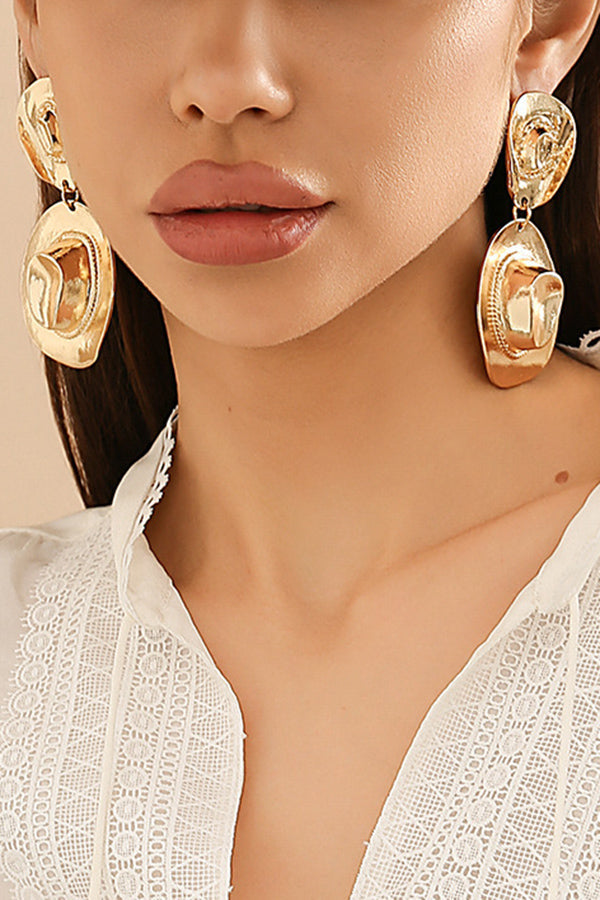 Western Cowboy Hat and Boots Pendant Earrings