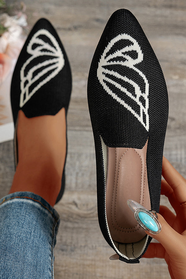 Elegant Pointed Toe Versatile Flat Shoes