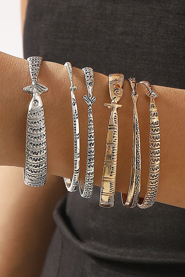 Retro Style Multi-layered Fish Shape Bracelet