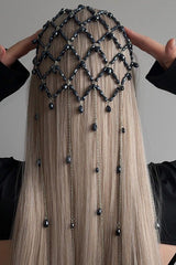 Fashionable Mesh Tassel Hair Accessory
