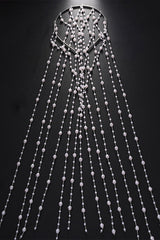 Fashionable Mesh Pearl Tassel Headband