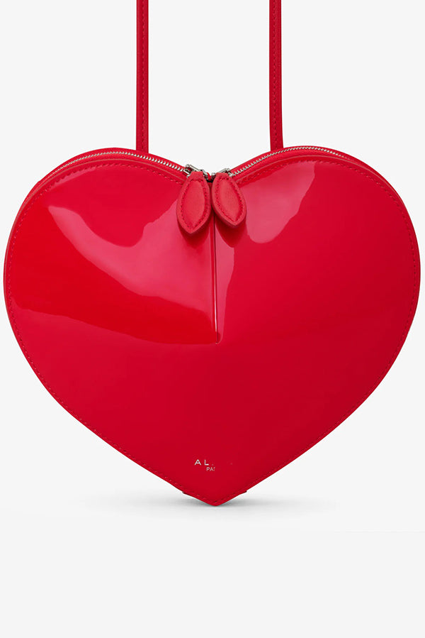 Fashionable Heart Genuine Leather Shoulder Crossbody Bag