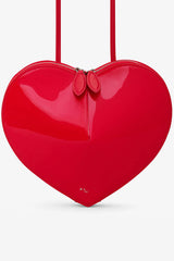 Fashionable Heart Genuine Leather Shoulder Crossbody Bag