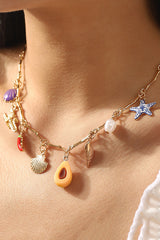 Bohemian Ocean Style Rice Bead Necklace