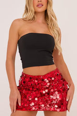 Fashion Sequin Sexy Slim Mini Skirt