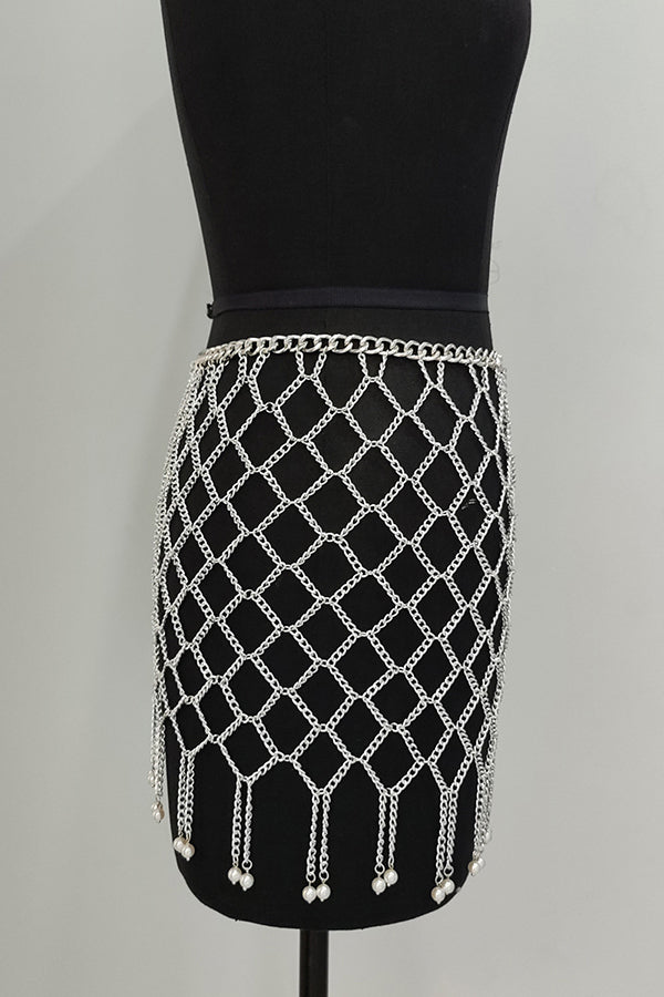 Sexy Metal Fishnet Waist Chain
