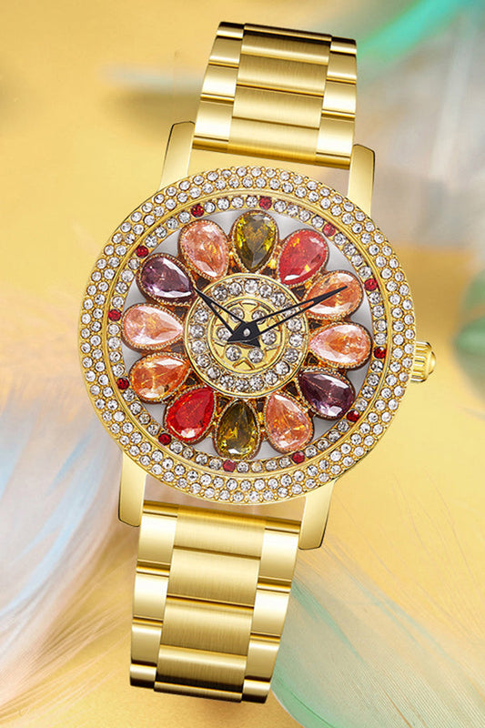 Fashionable Diamond-studded Elegant Quartz Watch