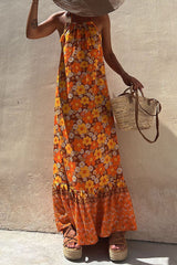 Floral Lace Backless Stylish Se Dress