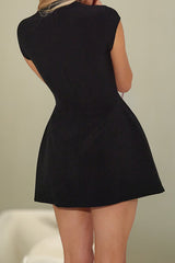 THE CAP SLEEVE MINI DRESS