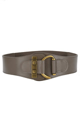 Retro Style Waist-hugging Wide Leather Belt
