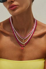 Bohemian Sunflower Multi-layer Pearl Shell Necklace