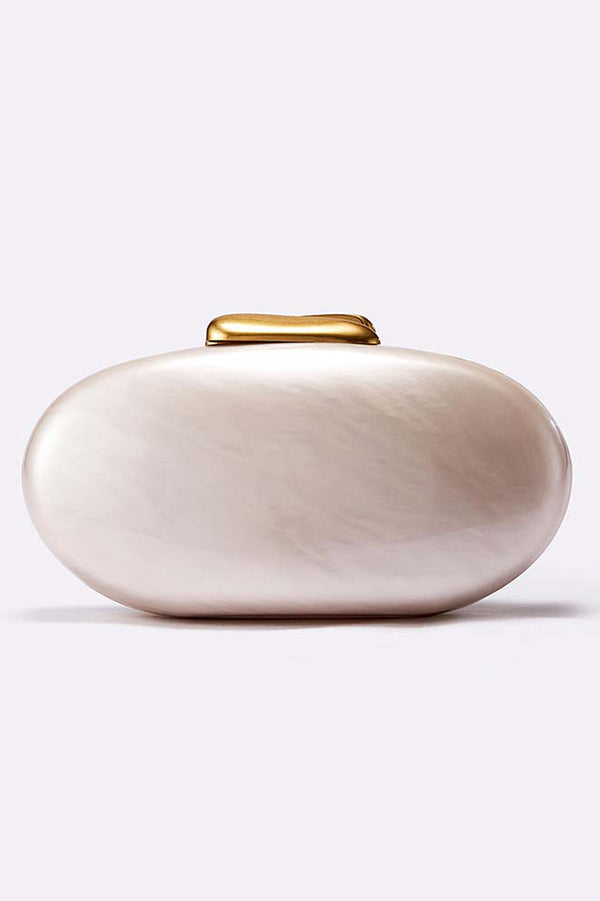 Simple Acrylic Oval Clutch