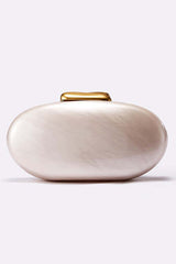 Simple Acrylic Oval Clutch