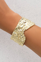 Punk Metal Style Simple Pockmarked Exaggerated Bracelet