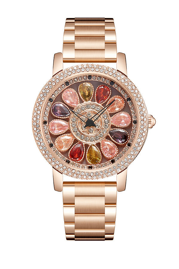 Fashionable Diamond-studded Elegant Quartz Watch