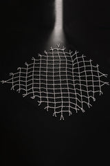 Fashionable Mesh Diamond Tassel Hair Accessory