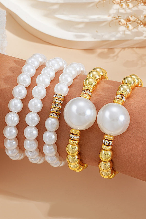 Fashionable Pearl Beaded Simple Versatile Bracelet