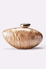 Minimalist Acrylic Bullet-Shaped Handbag