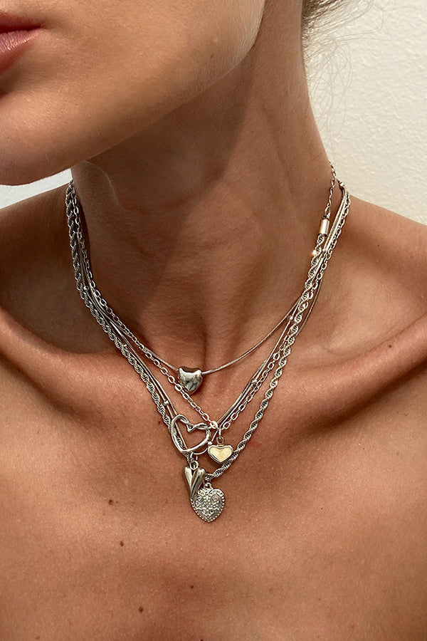 Fashionable Multi-layer Sweet Alloy Necklace