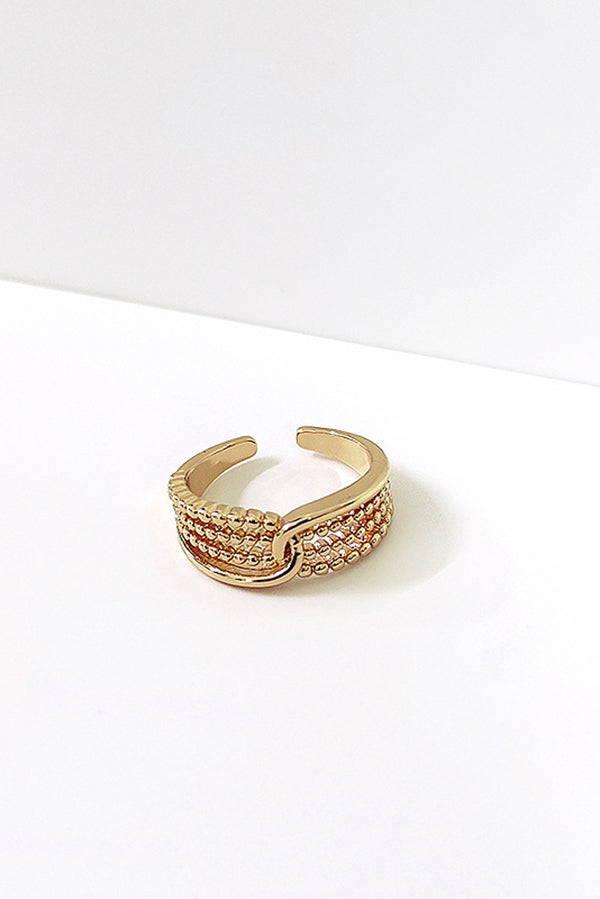 Retro Simple Double-layer Open Ring
