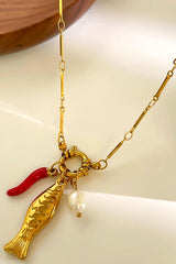Fashion Koi Freshwater Pearl Necklace