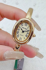 Fashionable Simple Oval Pointer Bracelet Watch