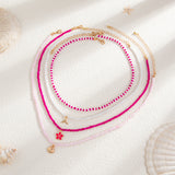 Bohemian Sunflower Multi-layer Pearl Shell Necklace